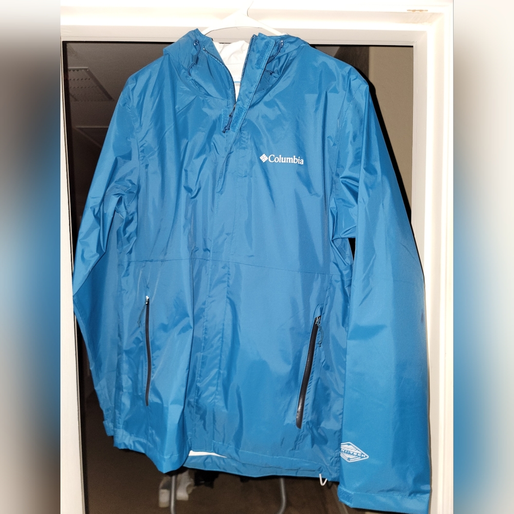 Blue Columbia Windbreaker